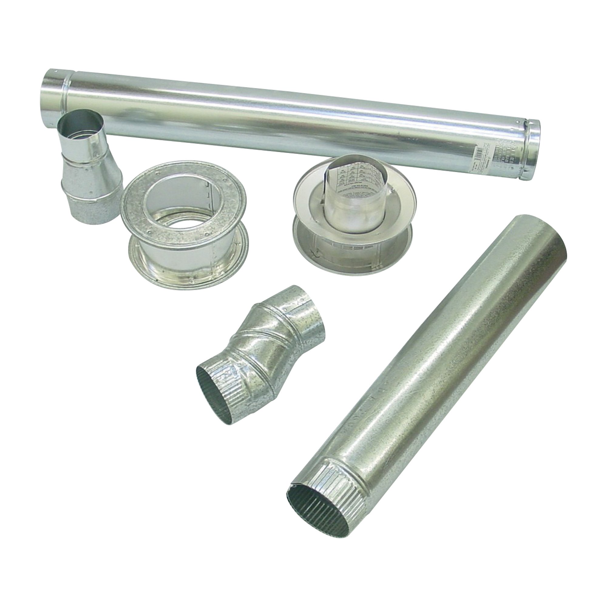 Horizontal-Mount Vent Kit For Mr. Heater 45,000 BTU and 75,000 BTU Garage Heaters — 4in. Flue Pipe